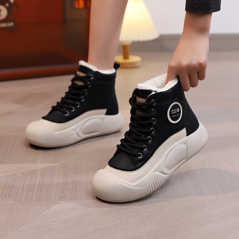 Botas Plataforma Algodón Eclipse Armonía Vital, Postura Saludable y Confort Diario