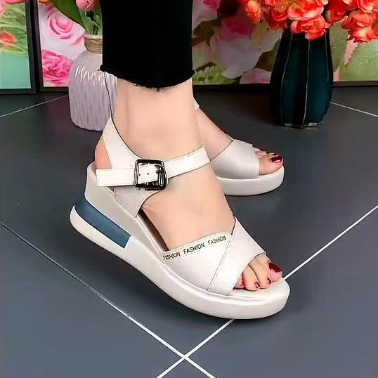 Sandalias Ortopédicas Cuero Suave Aura Cumbre Serenidad, Corrección Postural y Confort Prolongado