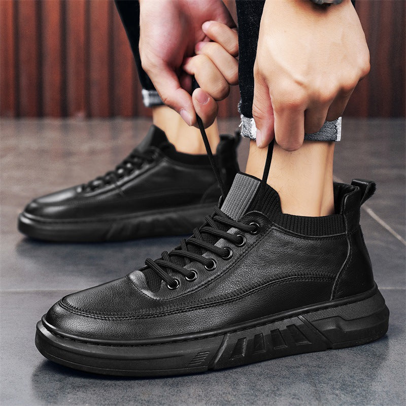 Zapato Ortopédico Cuero Suave Esencia Camino Armonía, Alivio Total para Pies y Espalda