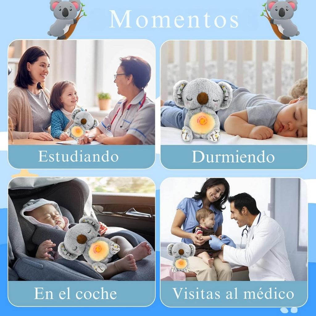 Peluche Relajante Sonidos Luna Serenidad, Sueño Profundo Sin Estrés