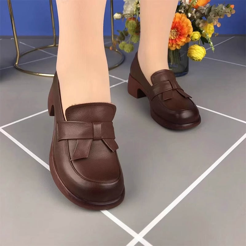 Zapato Ortopédico Cuero Genuino Esencia Serenidad Travesía, Comodidad y Estilo Todo el Día