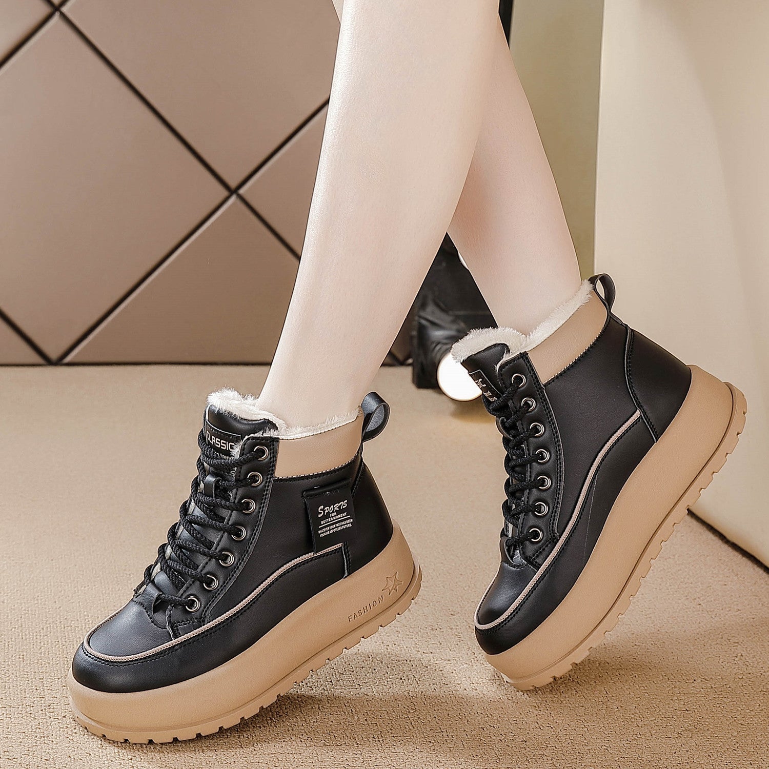 Botas Ortopédicas Cuero Suave Aurora Línea Armonía, Comodidad y Postura Saludable Todo el Día