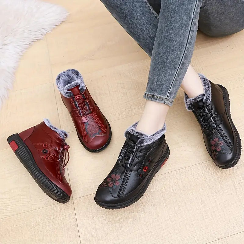 Botas Casuales Forro Polar Jazz Aurora Serenidad, Abrigo y Comodidad Superior Todo el Día