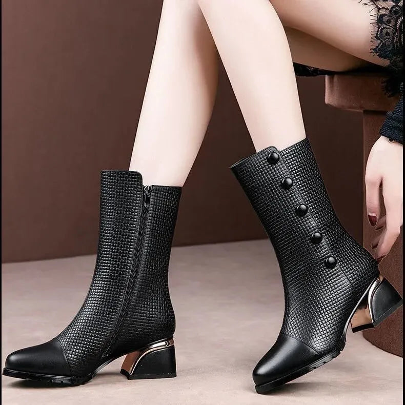 Botas Ortopédicas Cuero Premium Brisa Serenidad Nube, Máximo Confort y Alivio de Dolor