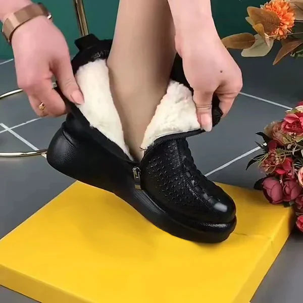 Botines Casual Cuero Natural Aura Horizonte, Estilo Sofisticado Todo el Día