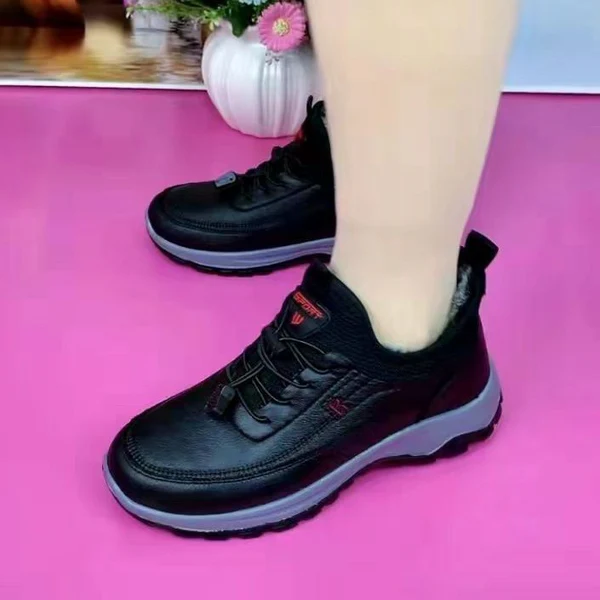 Zapatos Antideslizantes Forro Polar Aura Invierno Serenidad, Calidez y Seguridad Todo el Día