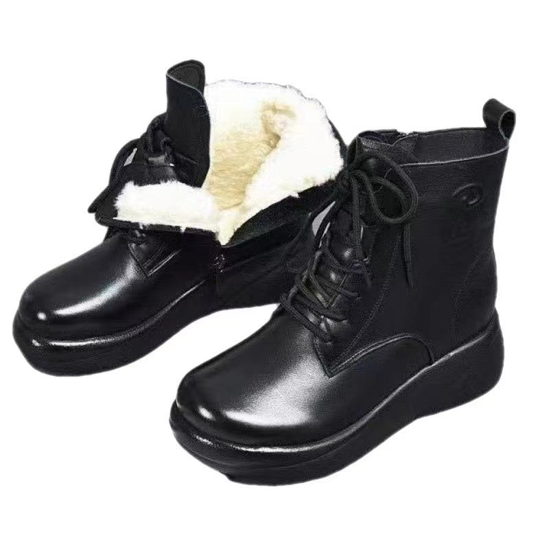 Botas Ortopédicas Cuero Impermeable Nube Camino Serenidad, Comodidad Superior y Protección Todo Clima