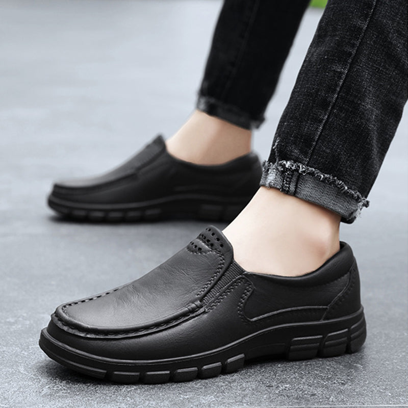 Zapato Ortopédico Cuero Texturizado Ruta Serenidad Vital, Alivio y Confort Todo el Día