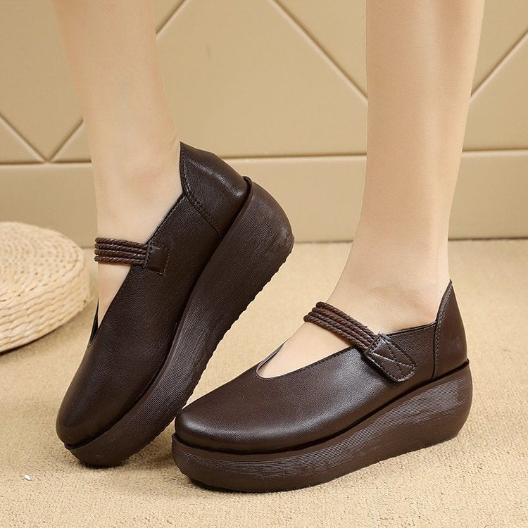 Zapato Ortopédico Cuero Suave Esencia Gaia Serenidad, Alivio Total para Pies Cansados