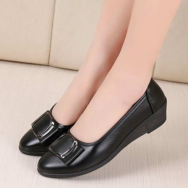 Zapato Ortopédico Cuero Suave Aurora Equilibrio Plenitud, Alivio Superior Para Pies Sensibles