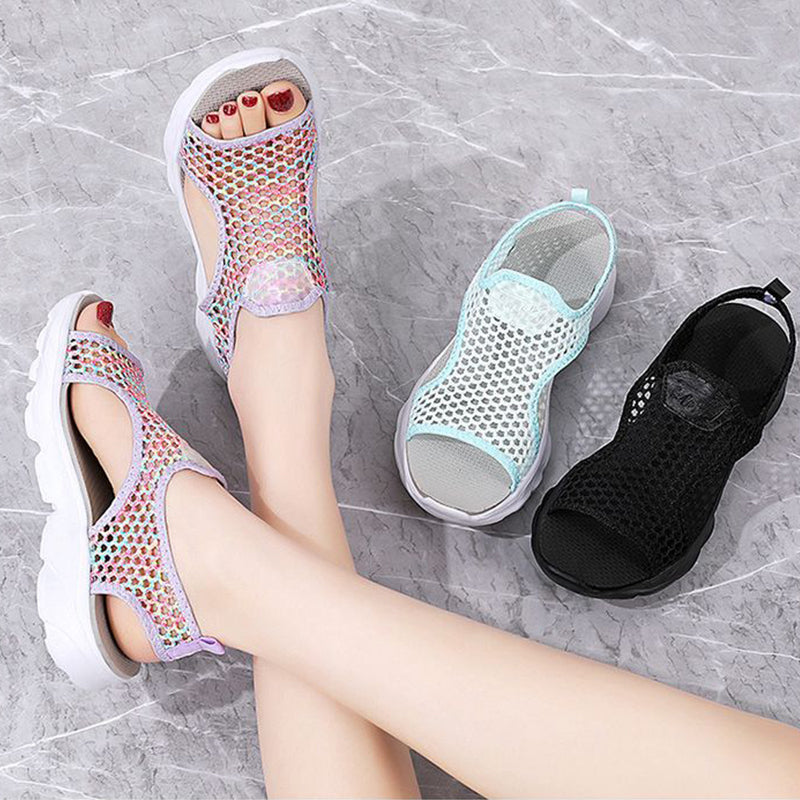 Sandalias Ortopédicas Tejido Transpirable Cumbre Aurora Armonía, Comodidad Sin Dolor Todo el Día