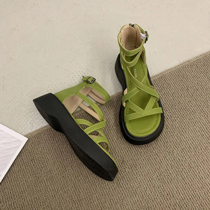 Sandalias Planas Suela Ultraligera Cumbre Aura Vitalidad, Comodidad Total para Cada Paso