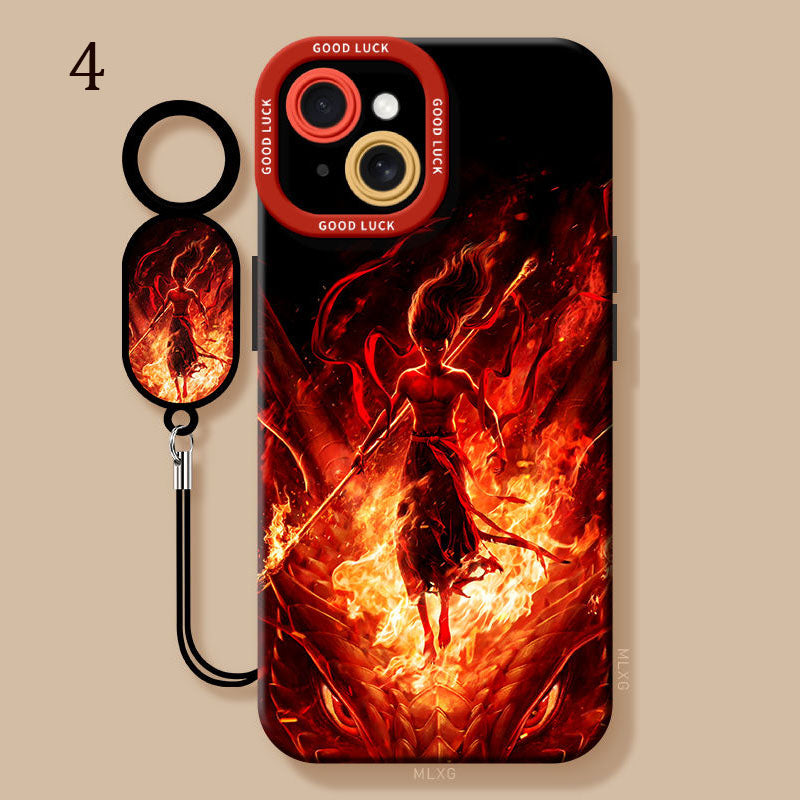 Funda para iPhone Diseño Protector Nezha Ao Bing, Inspiración Mítica y Estilo Exclusivo