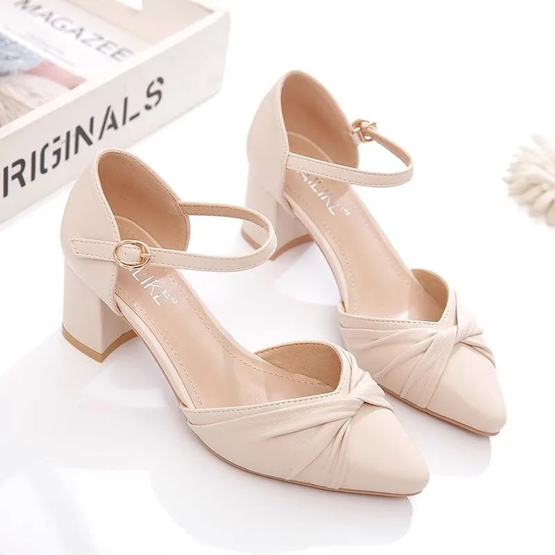 Tacones Altos Cuero Suave Aura Jazz Serenidad, Elegancia y Comodidad Todo el Día