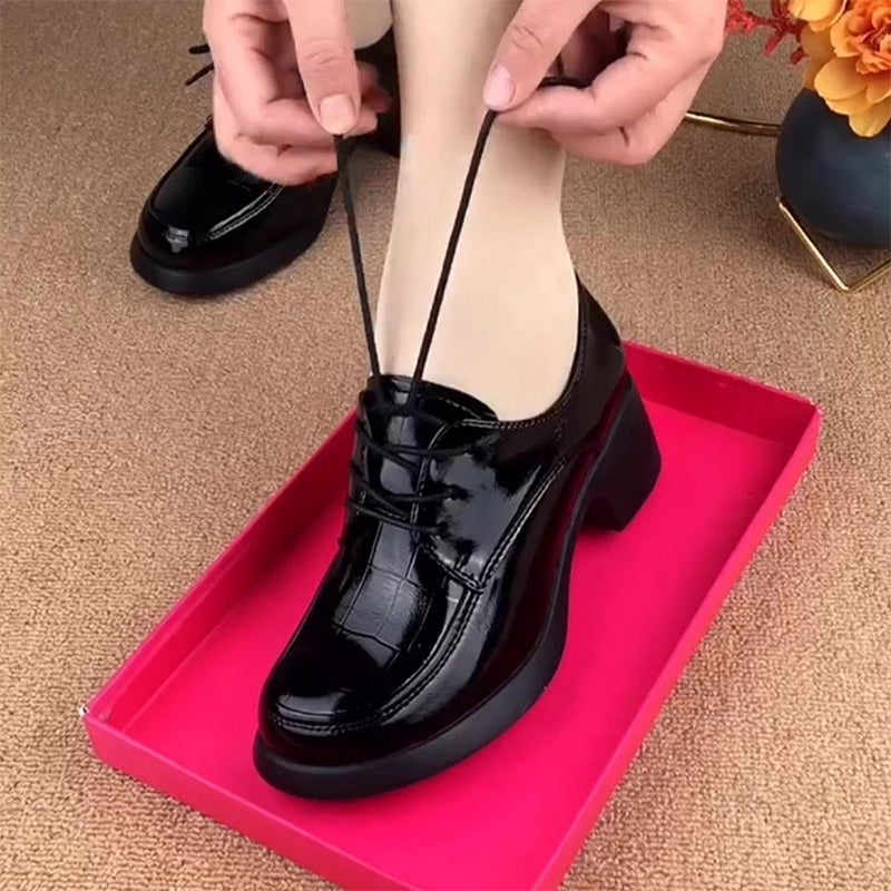 Tacones Cuadrados Suela Ligera Cumbre Jazz Serenidad, Comodidad Suprema Todo el Día