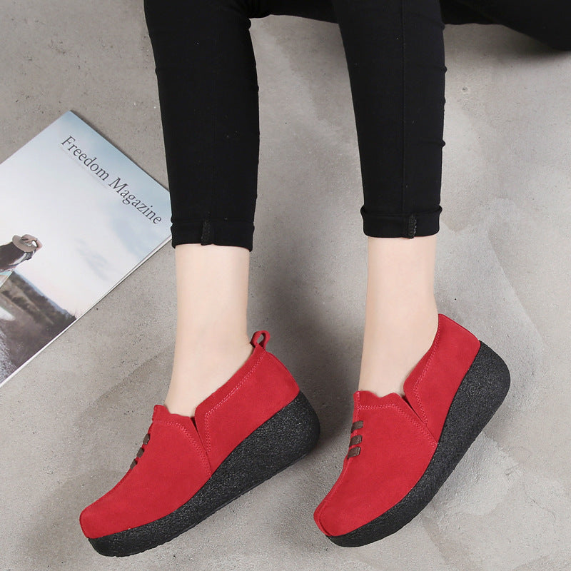 Zapato Casual Cuero Suave Nube Camino Armonía, Comodidad Superior Todo el Día