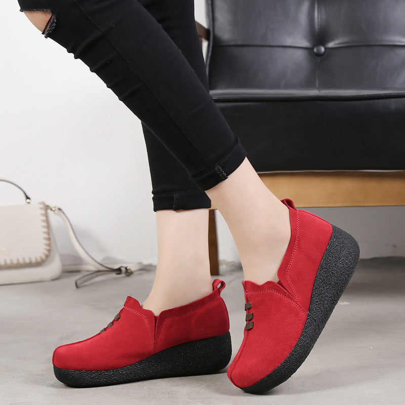 Zapato Casual Cuero Suave Nube Camino Armonía, Comodidad Superior Todo el Día