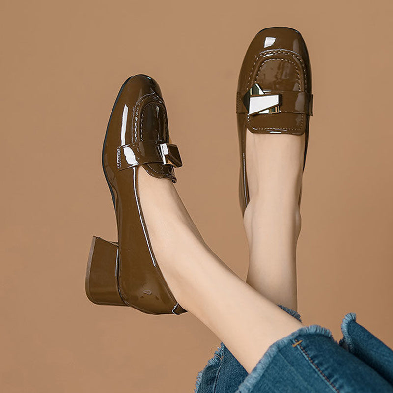 Zapato Ortopédico Charol Suave Prisma Equilibrio Camino, Alivio Inmediato para Pies Cansados