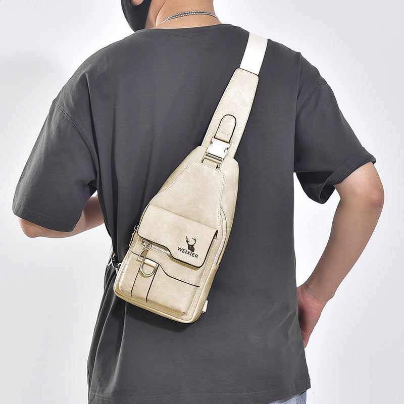 Bolso Bandolera Impermeable Horizonte Urbano Jazz, Viaje Ligero y Versátil