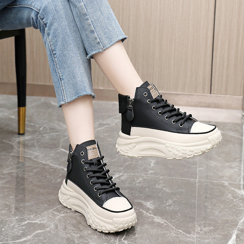 Botas Casual Suela Gruesa Cumbre Armonía Vital, Confort Superior Todo el Día