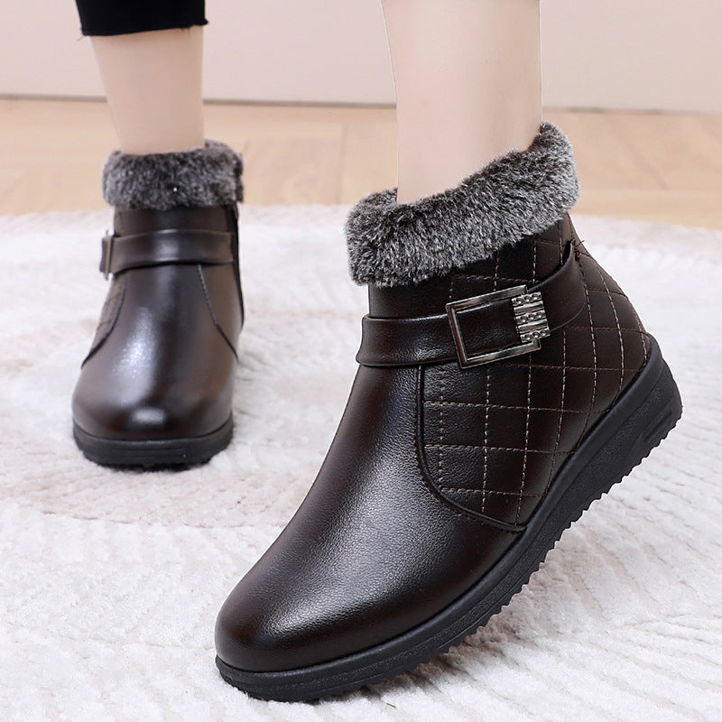 Botas Ortopédicas Cuero Suave Nube Vitalidad Camino, Alivio del Dolor y Máxima Comodidad