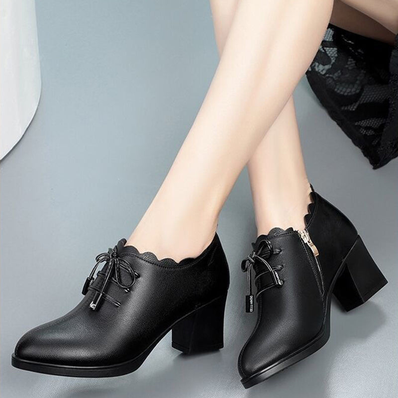 Zapato Ortopédico Cuero Suave Esencia Gaia Calm, Alivio Inmediato para Pies Sensibles