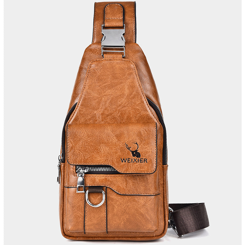 Bolso Bandolera Impermeable Horizonte Urbano Jazz, Viaje Ligero y Versátil