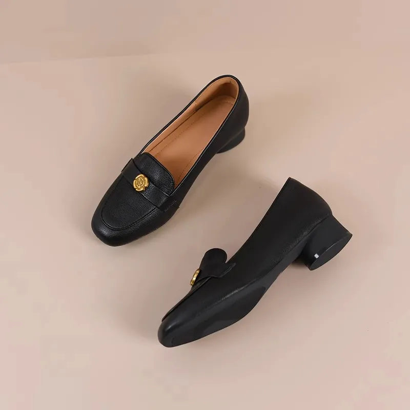 Zapato Ortopédico Cuero Suave Cumbre Esencia Armonía, Postura Saludable Sin Dolor