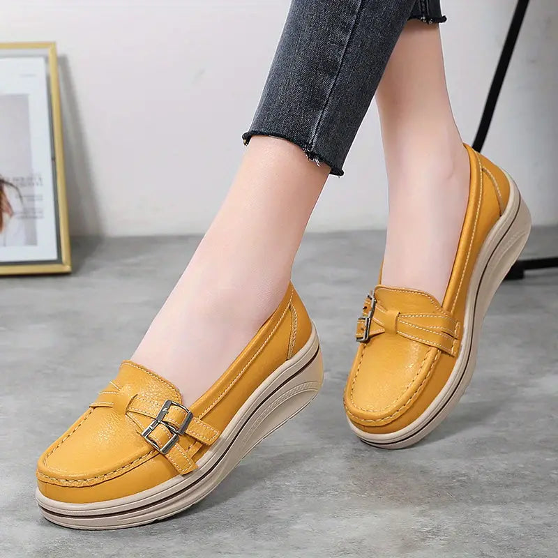 Zapato Ortopédico Cuero Premium Esencia Horizonte Serenidad, Alivio Superior para Pies y Espalda
