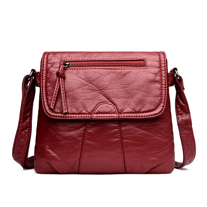 Bolso Bandolera Piel Suave Horizonte Jazz Serenidad, Elegancia Versátil para Cada Momento