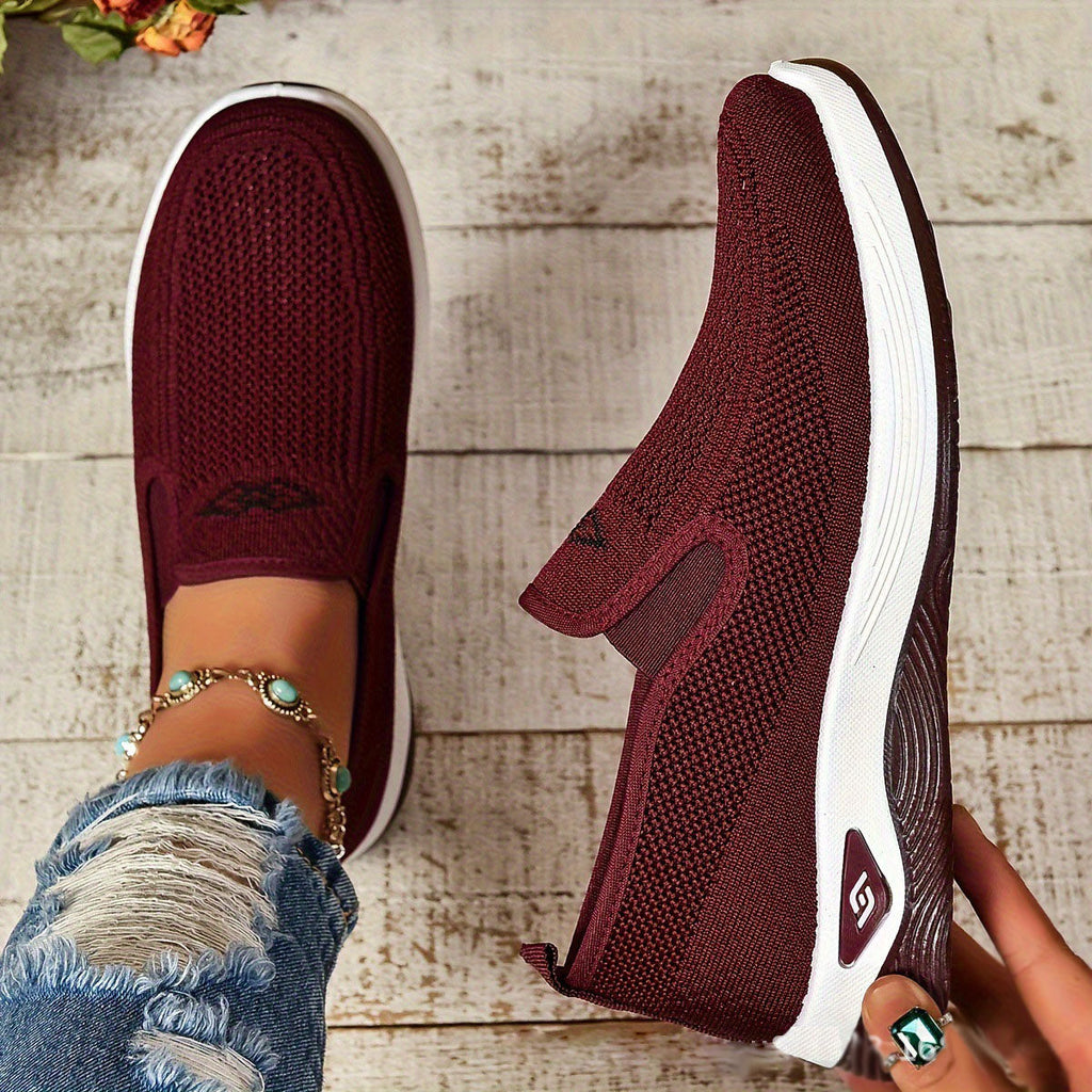 Zapatos Planos Tejido Transpirable Aurora Equilibrio, Comodidad Prolongada Sin Dolor