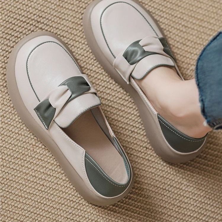 Zapato Ortopédico Cuero Suave Armonía Tierra Calma, Comodidad Lujosa Todo el Día