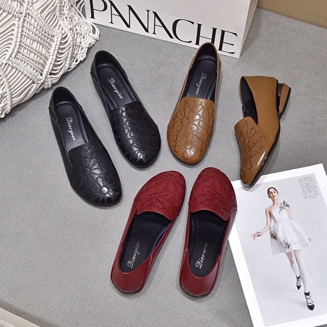 Zapato Casual Cuero Suave Serenidad Estilo Aura, Comodidad Sin Dolor Todo el Día