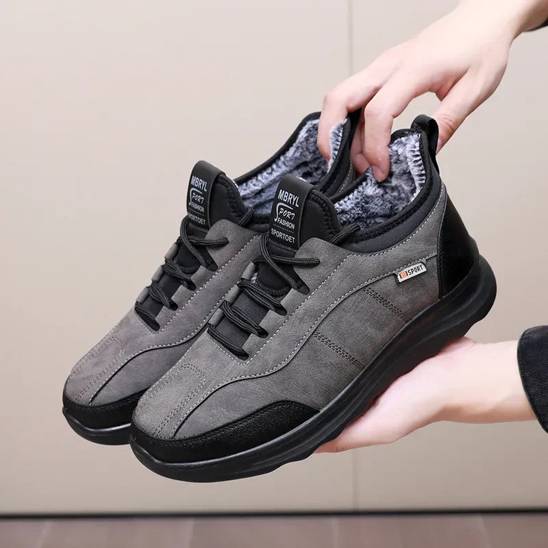 Zapato Ortopédico Cuero Suave Cumbre Armonía Invierno, Máximo Calor y Comodidad en Exteriores