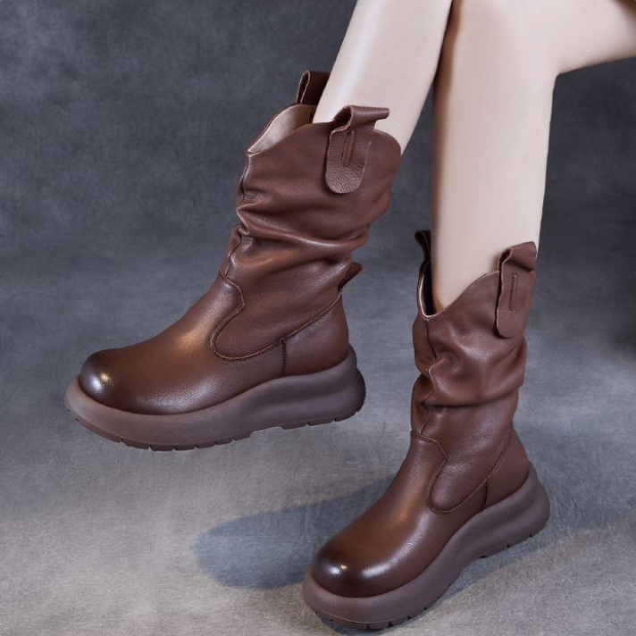 Botas Casual Cuero Suave Aura Camino Libertad, Máxima Comodidad y Estilo Todo el Día