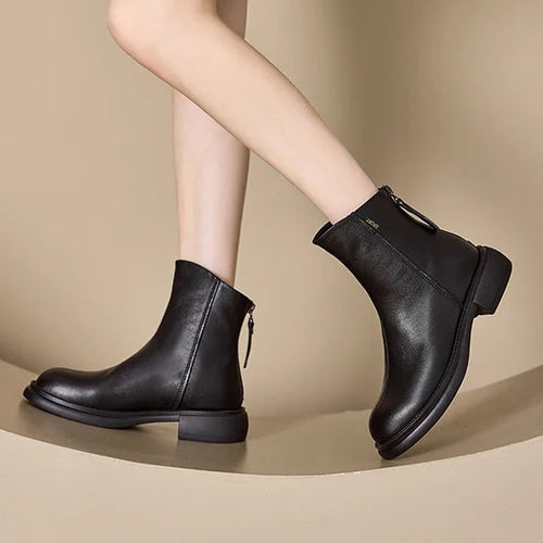 Botas Urbanas Cuero Vintage Eclipse Andes Ímpetu, Estilo Atemporal y Resistencia Diaria