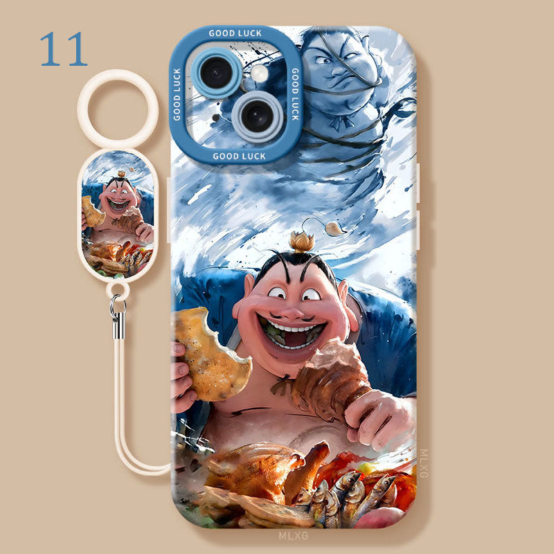 Funda para iPhone Diseño Protector Nezha Ao Bing, Inspiración Mítica y Estilo Exclusivo