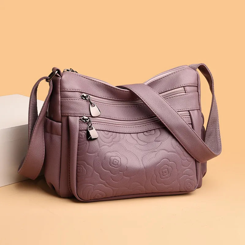 Bolso Casual Cuero Suave Prisma Aurora, Elegancia Versátil Todo el Día