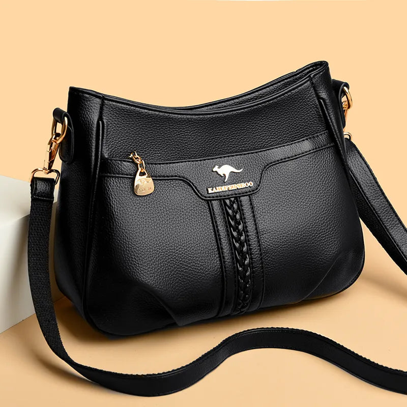 Bolso Casual Cuero Nobleza Horizonte Jazz, Elegancia Versátil para Cada Momento
