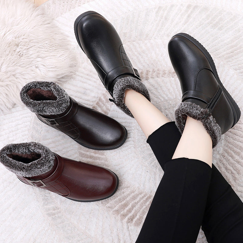 Botas Ortopédicas Cuero Suave Nube Vitalidad Camino, Alivio del Dolor y Máxima Comodidad