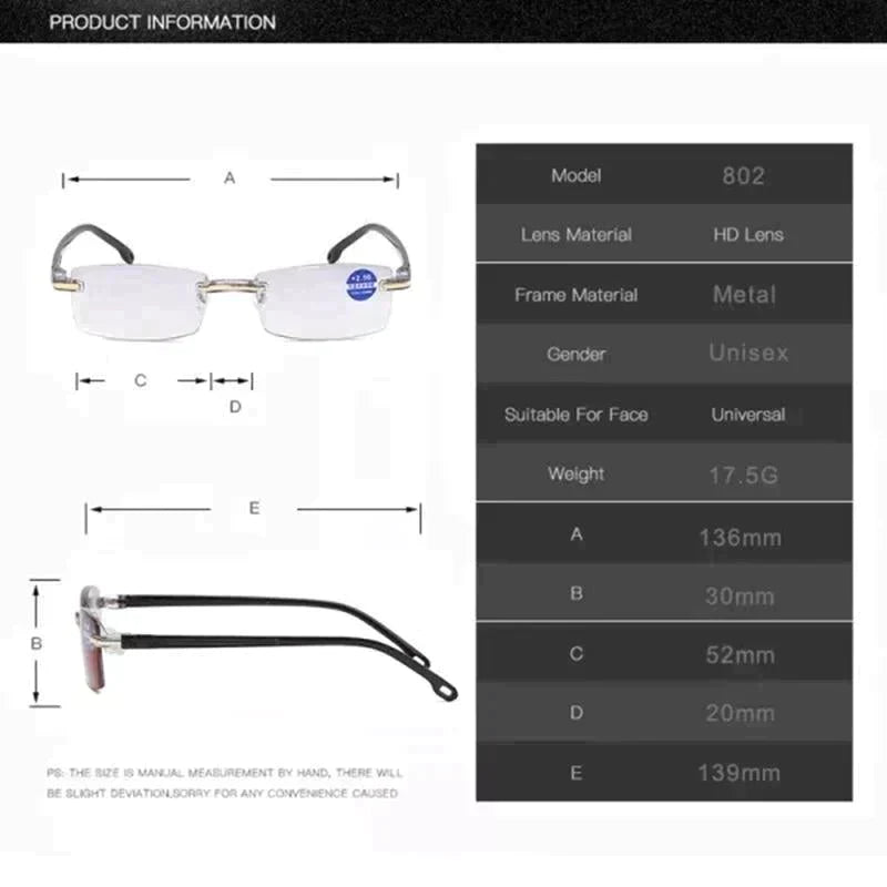 Gafas Progresivas Diseño Smart Prisma Aurora, Visión Clara y Liviana Todo el Día