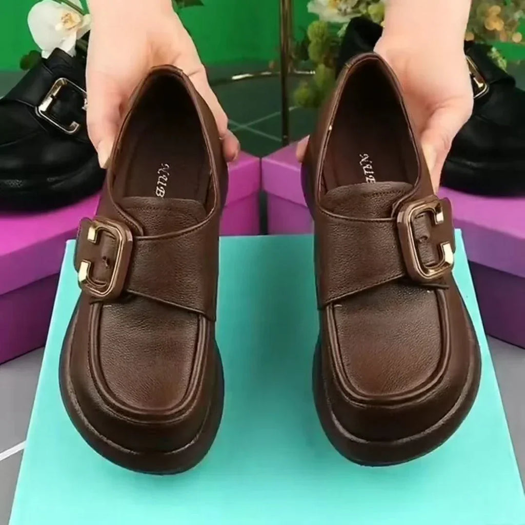 Mocassines Ortopédicos Cuero Suave Aura Camino Serenidad, Máximo Confort Sin Dolor