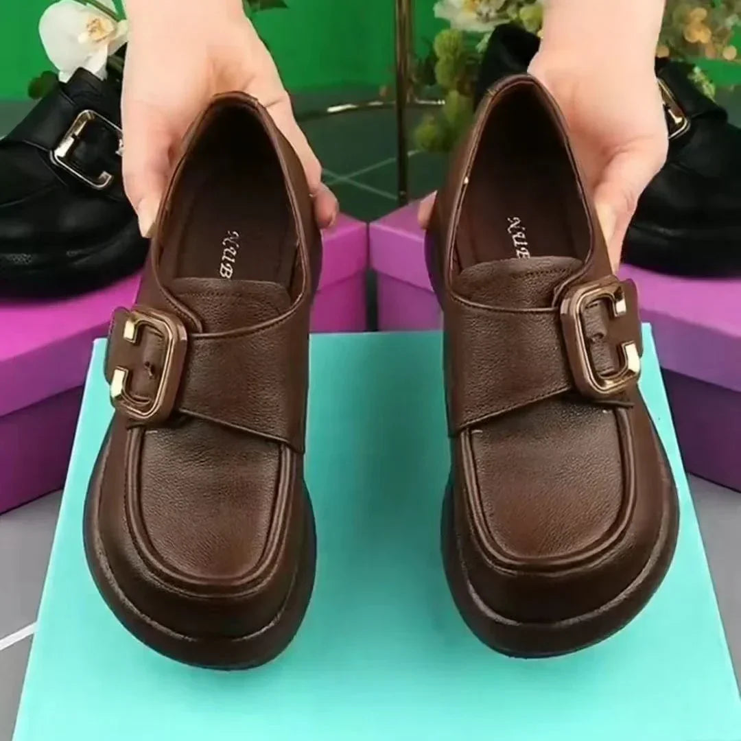 Mocassines Ortopédicos Cuero Suave Aura Camino Serenidad, Máximo Confort Sin Dolor