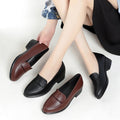 Tacones Medios Cuero Suave Esencia Horizonte Vital, Postura Mejorada y Comodidad Prolongada