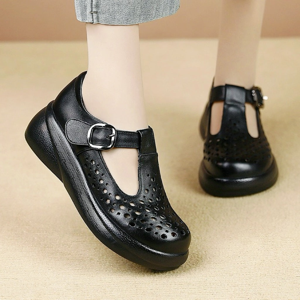 Zapato Casual Cuero Transpirable Esencia Camino Aura, Comodidad y Soporte Todo el Día