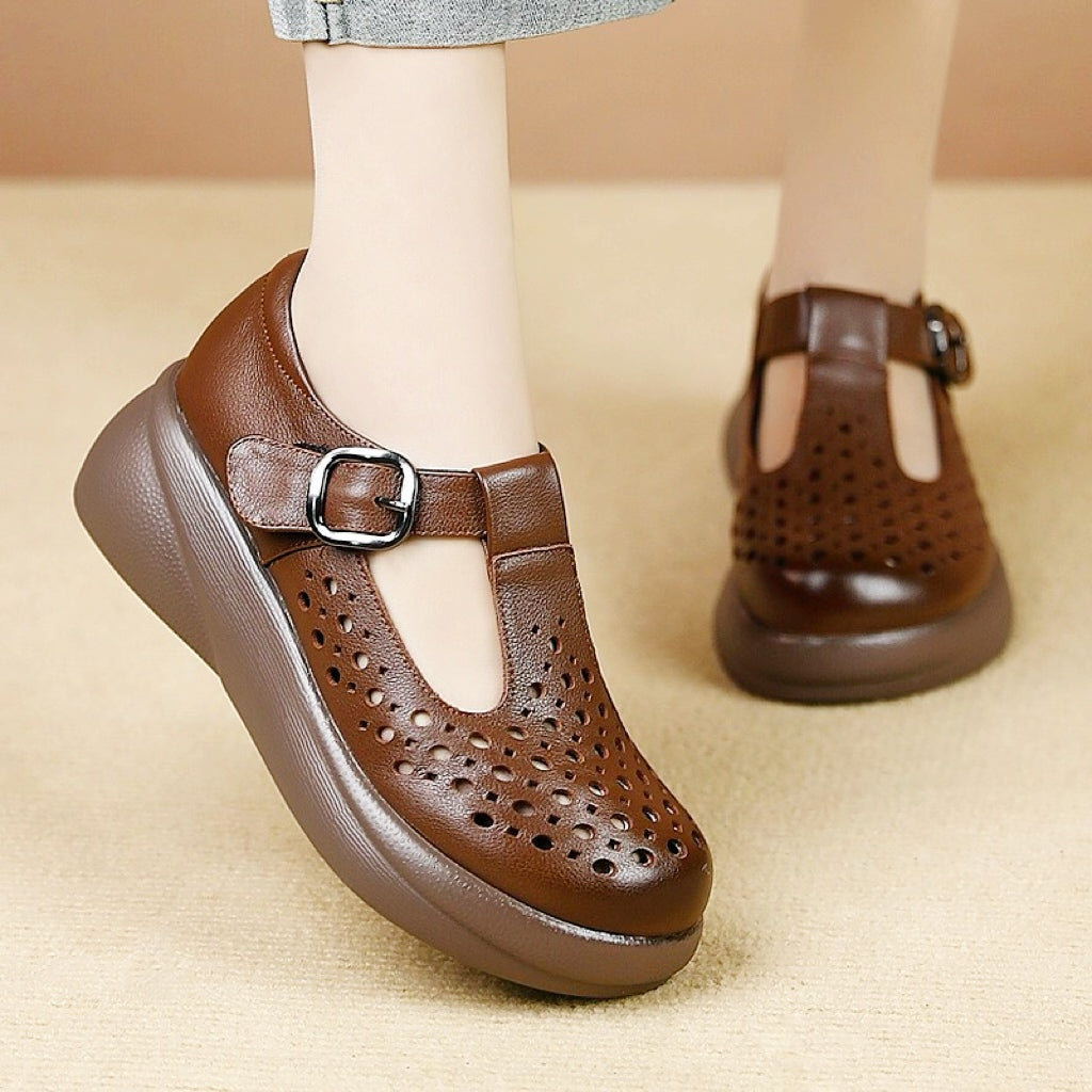 Zapato Casual Cuero Transpirable Esencia Camino Aura, Comodidad y Soporte Todo el Día