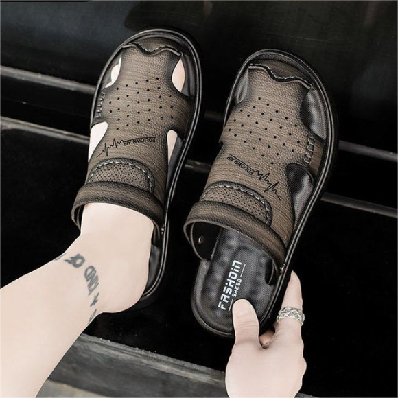 Sandalias Ortopédicas Cuero Premium Travesía Serenidad Bosque, Alivio y Confort en Cada Paso