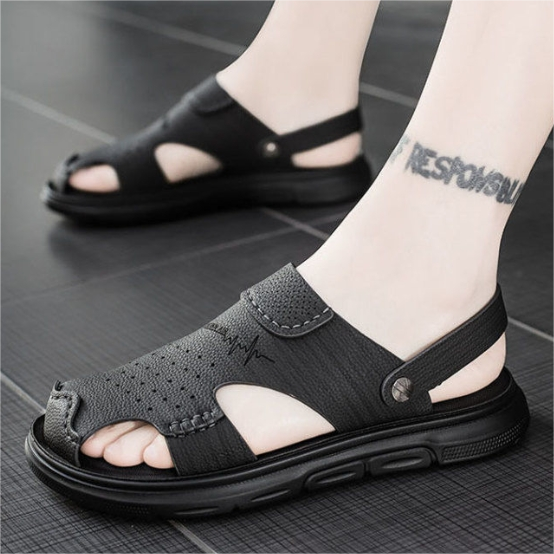 Sandalias Ortopédicas Cuero Premium Travesía Serenidad Bosque, Alivio y Confort en Cada Paso