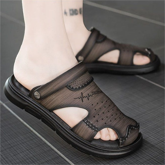 Sandalias Ortopédicas Cuero Premium Travesía Serenidad Bosque, Alivio y Confort en Cada Paso