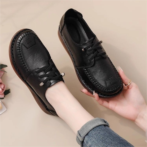 Zapato Ortopédico Cuero Suave Eco Armonía Vitalidad, Postura Saludable Todo el Día